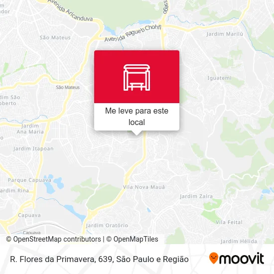 R. Flores da Primavera, 639 mapa