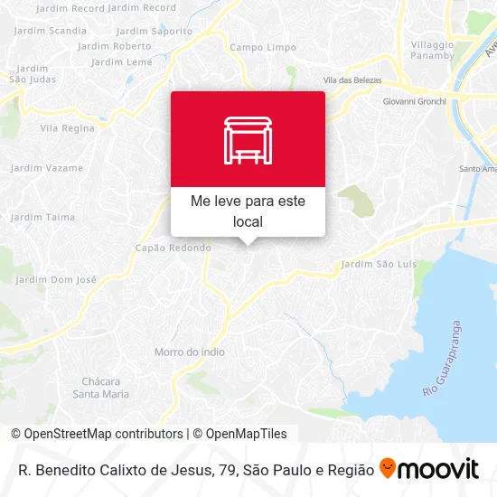 R. Benedito Calixto de Jesus, 79 mapa