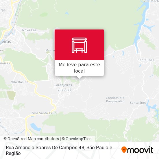 Rua Amancio Soares De Campos 48 mapa
