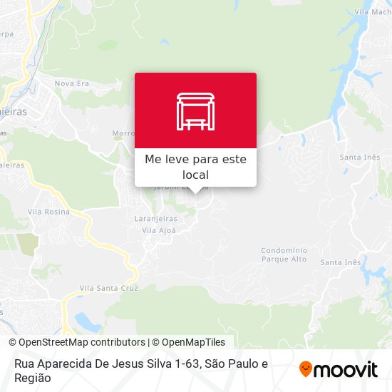 Rua Aparecida De Jesus Silva 1-63 mapa