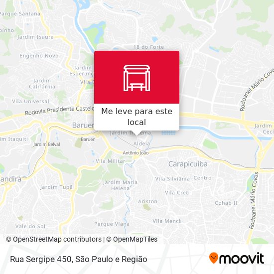 Rua Sergipe 450 mapa