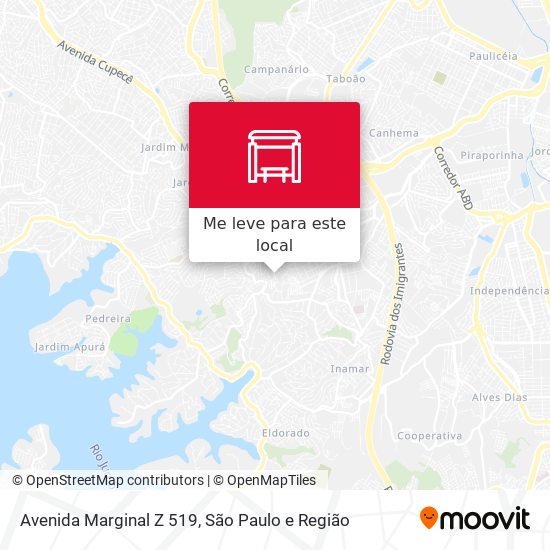 Avenida Marginal Z 519 mapa