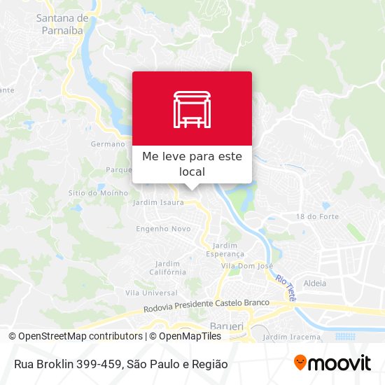 Rua Broklin 399-459 mapa
