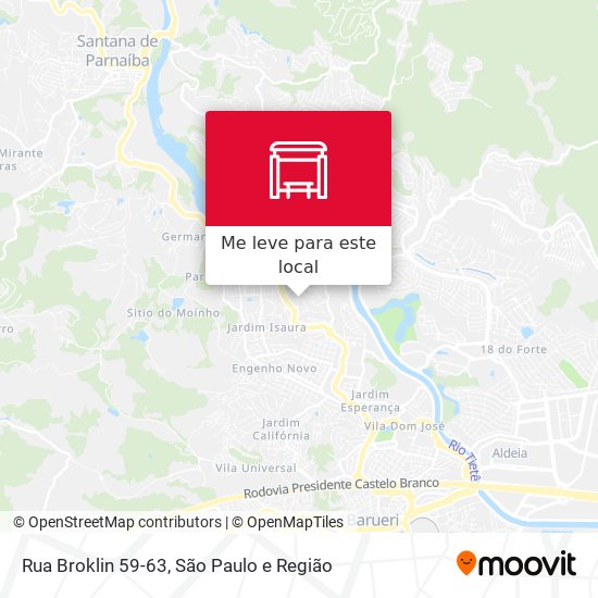 Rua Broklin 59-63 mapa