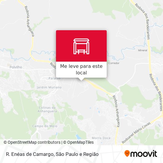 R. Enéas de Camargo mapa