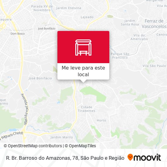 R. Br. Barroso do Amazonas, 78 mapa