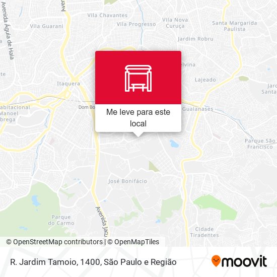 R. Jardim Tamoio, 1400 mapa