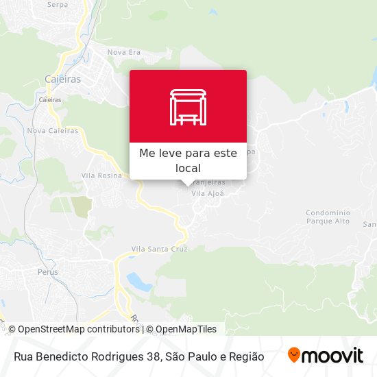Rua Benedicto Rodrigues 38 mapa