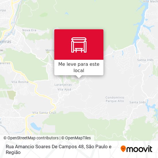 Rua Amancio Soares De Campos 48 mapa