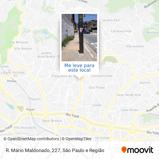 R. Mário Maldonado, 227 mapa