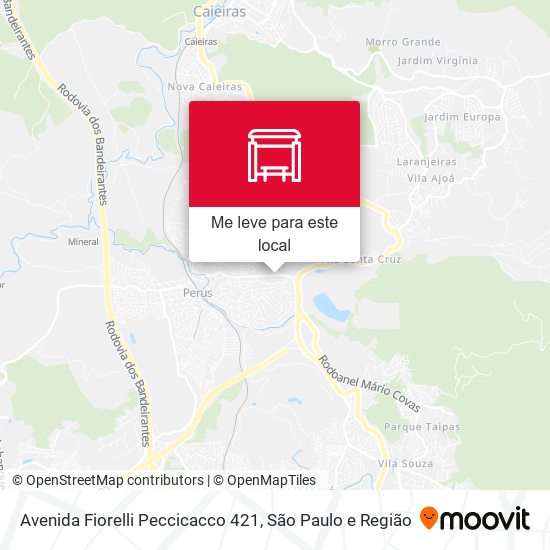 Avenida Fiorelli Peccicacco 421 mapa
