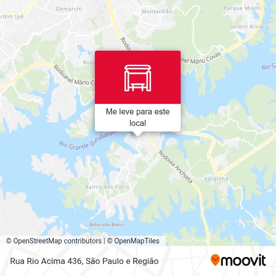 Rua Rio Acima 436 mapa
