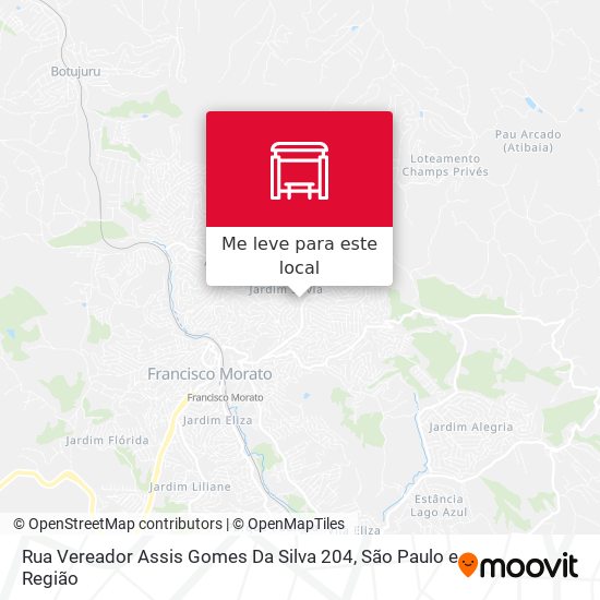 Rua Vereador Assis Gomes Da Silva 204 mapa