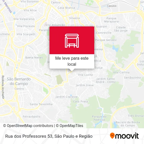 Rua dos Professores 53 mapa