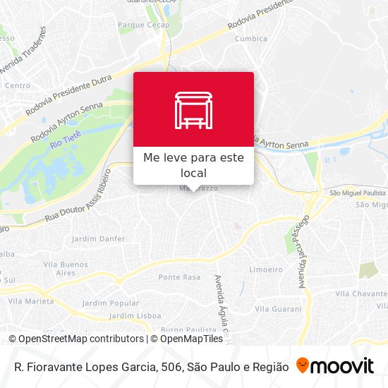 R. Fioravante Lopes Garcia, 506 mapa