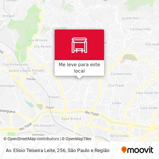 Av. Elísio Teixeira Leite, 256 mapa