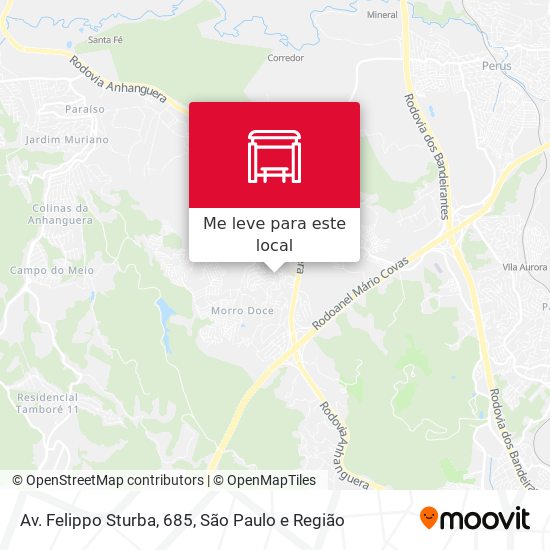 Av. Felippo Sturba, 685 mapa