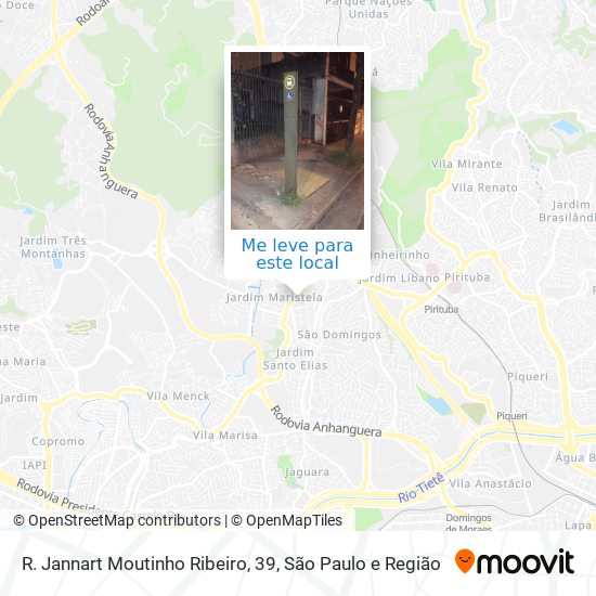 R. Jannart Moutinho Ribeiro, 39 mapa