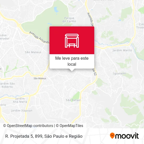 R. Projetada 5, 899 mapa