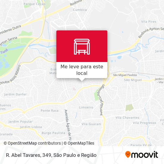R. Abel Tavares, 349 mapa