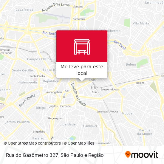 Rua do Gasômetro 327 mapa