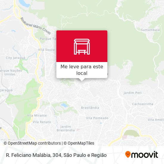 R. Feliciano Malábia, 304 mapa
