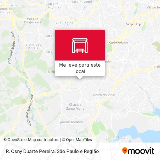 R. Osny Duarte Pereira mapa