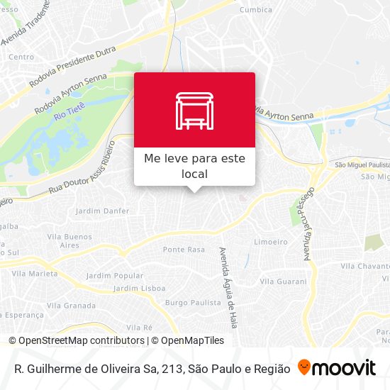 R. Guilherme de Oliveira Sa, 213 mapa
