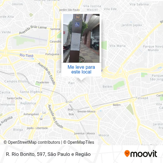 R. Rio Bonito, 597 mapa