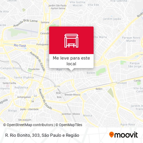 R. Rio Bonito, 303 mapa
