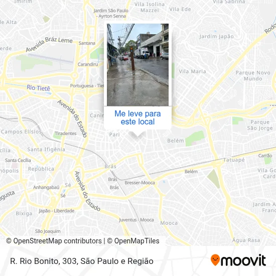 R. Rio Bonito, 303 mapa