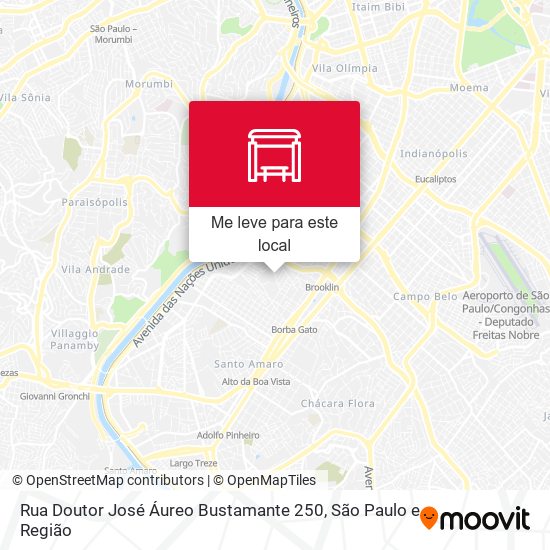 Rua Doutor José Áureo Bustamante 250 mapa