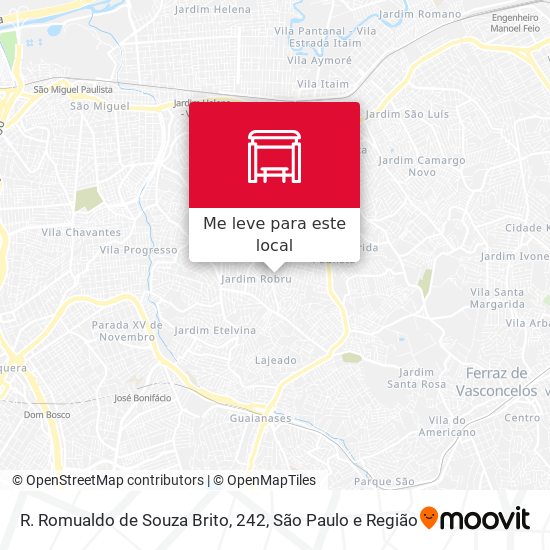 R. Romualdo de Souza Brito, 242 mapa