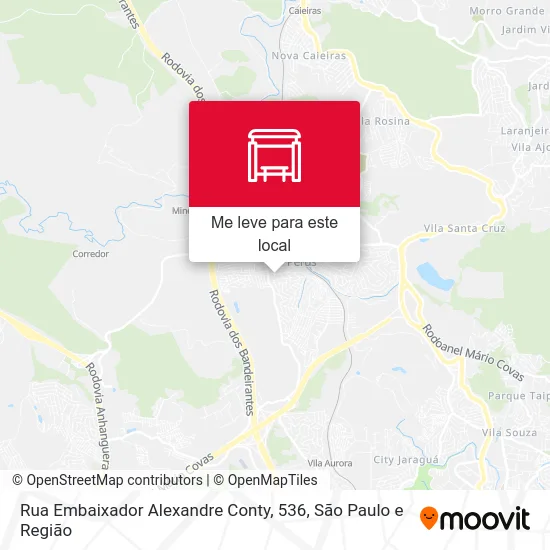 Rua Embaixador Alexandre Conty, 536 mapa