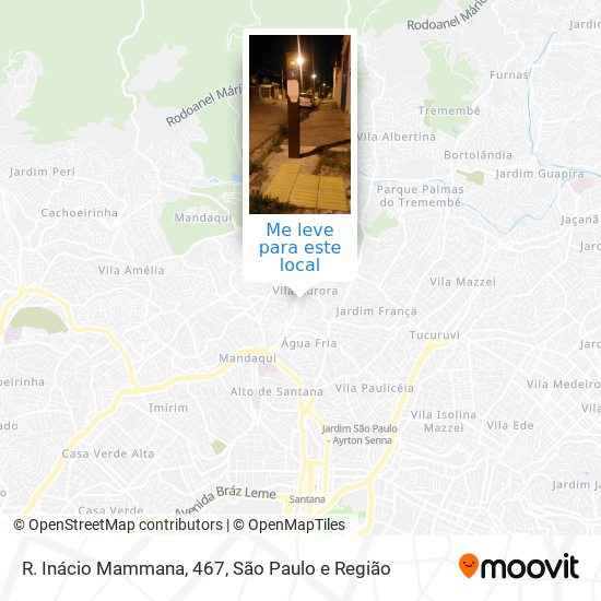 R. Inácio Mammana, 467 mapa