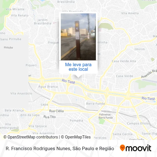 R. Francisco Rodrigues Nunes mapa