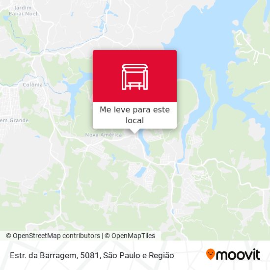 Estr. da Barragem, 5081 mapa