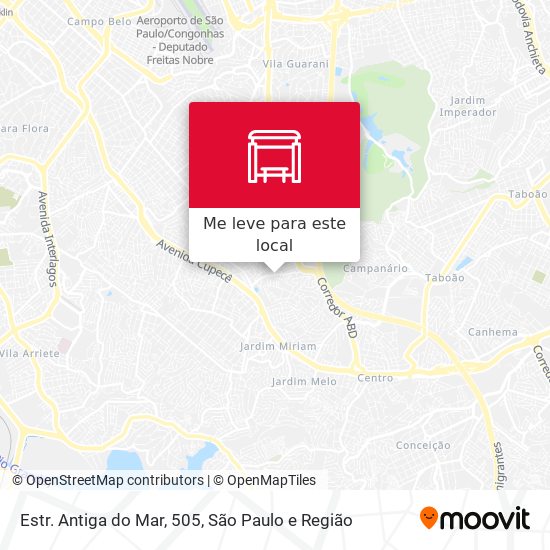 Estr. Antiga do Mar, 505 mapa