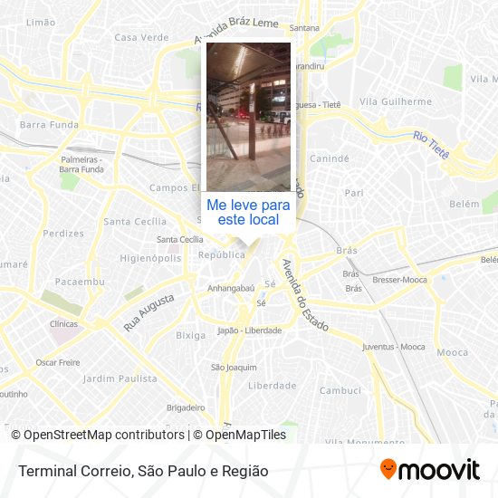 Terminal Correio mapa