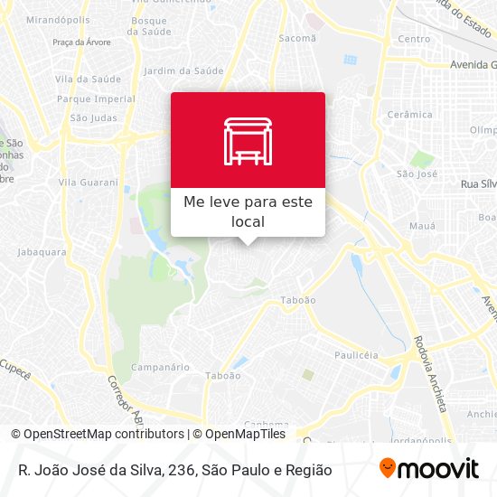 R. João José da Silva, 236 mapa