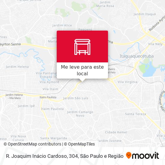 R. Joaquim Inácio Cardoso, 304 mapa