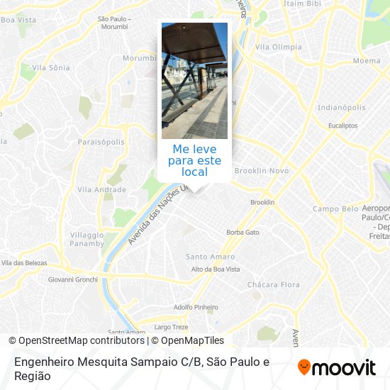 Engenheiro Mesquita Sampaio C / B mapa