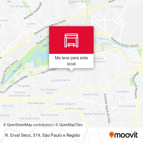 R. Erval Seco, 319 mapa