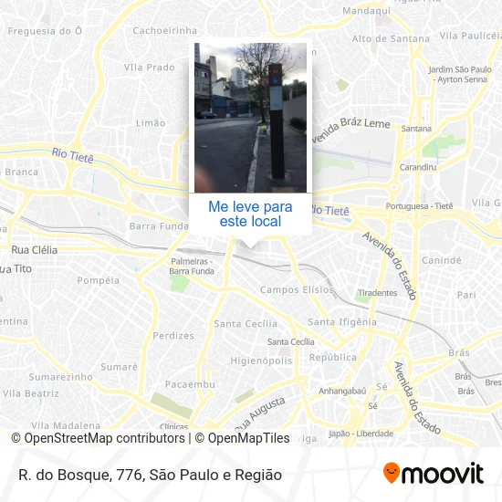 R. do Bosque, 776 mapa