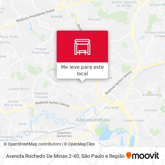 Avenida Rochedo De Minas 2-40 mapa