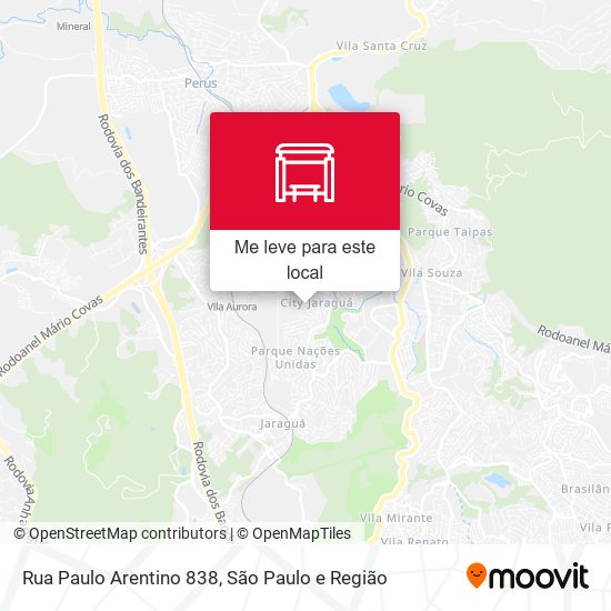 Rua Paulo Arentino 838 mapa