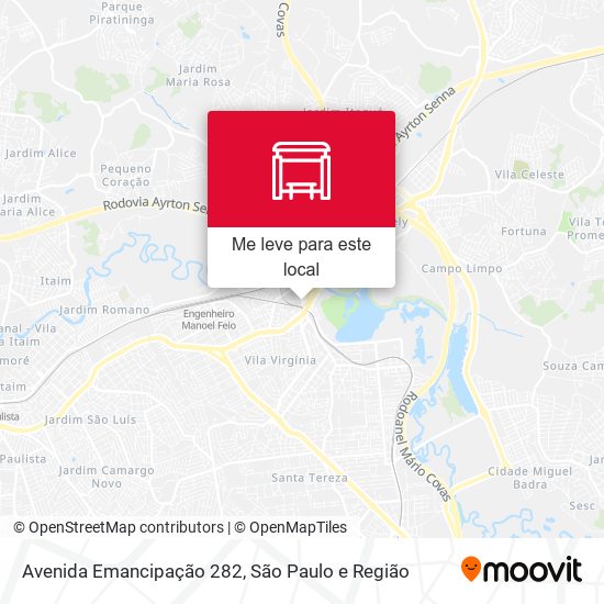 Avenida Emancipação 282 mapa