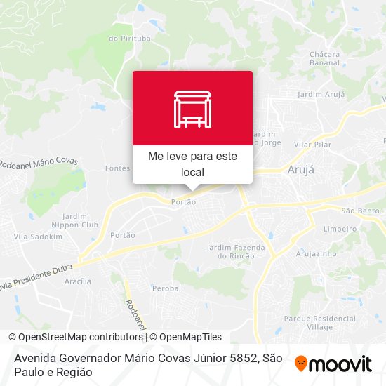 Avenida Governador Mário Covas Júnior 5852 mapa