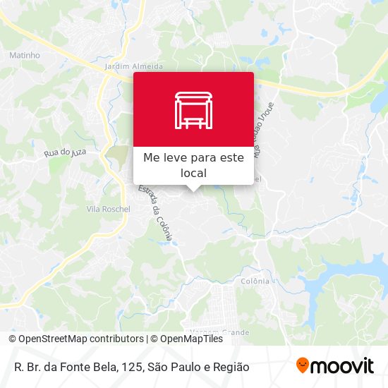 R. Br. da Fonte Bela, 125 mapa