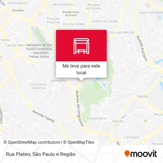Rua Plateo mapa